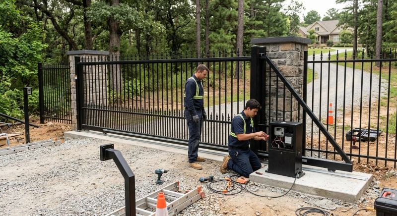 Entrance Gate Installation in Cumming, GA