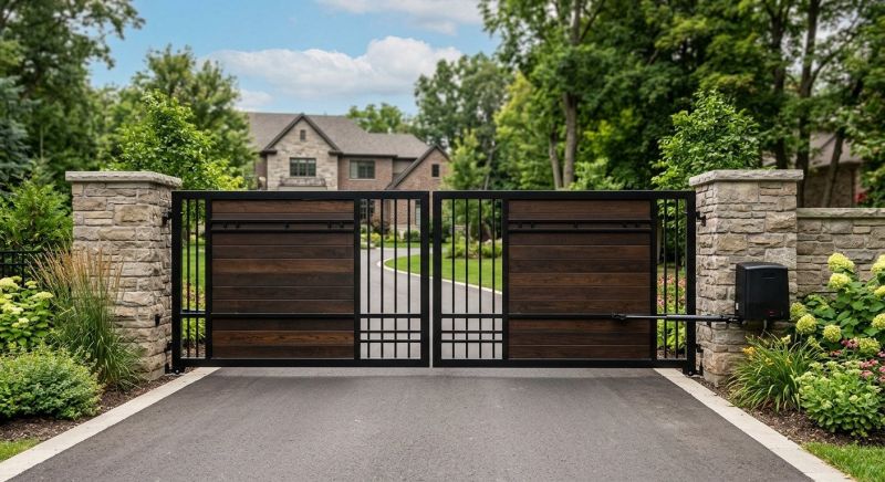 Entrance Gate Installation in Naperville, IL