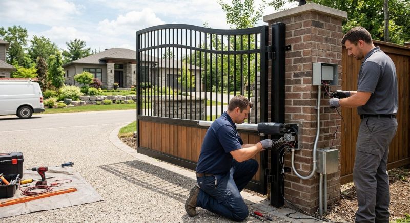 Main Gate Installation in Naperville, IL